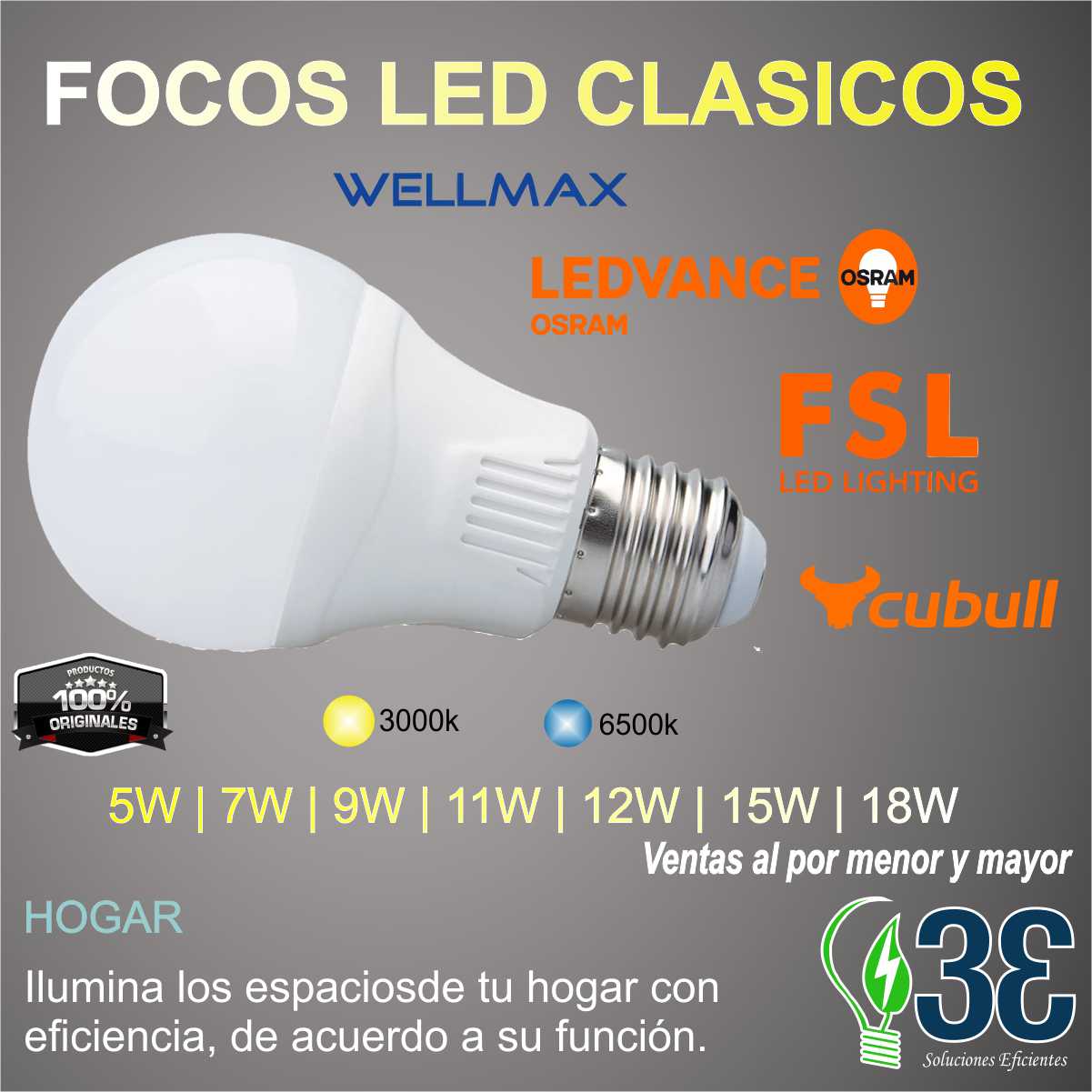 Foco Led Clasico