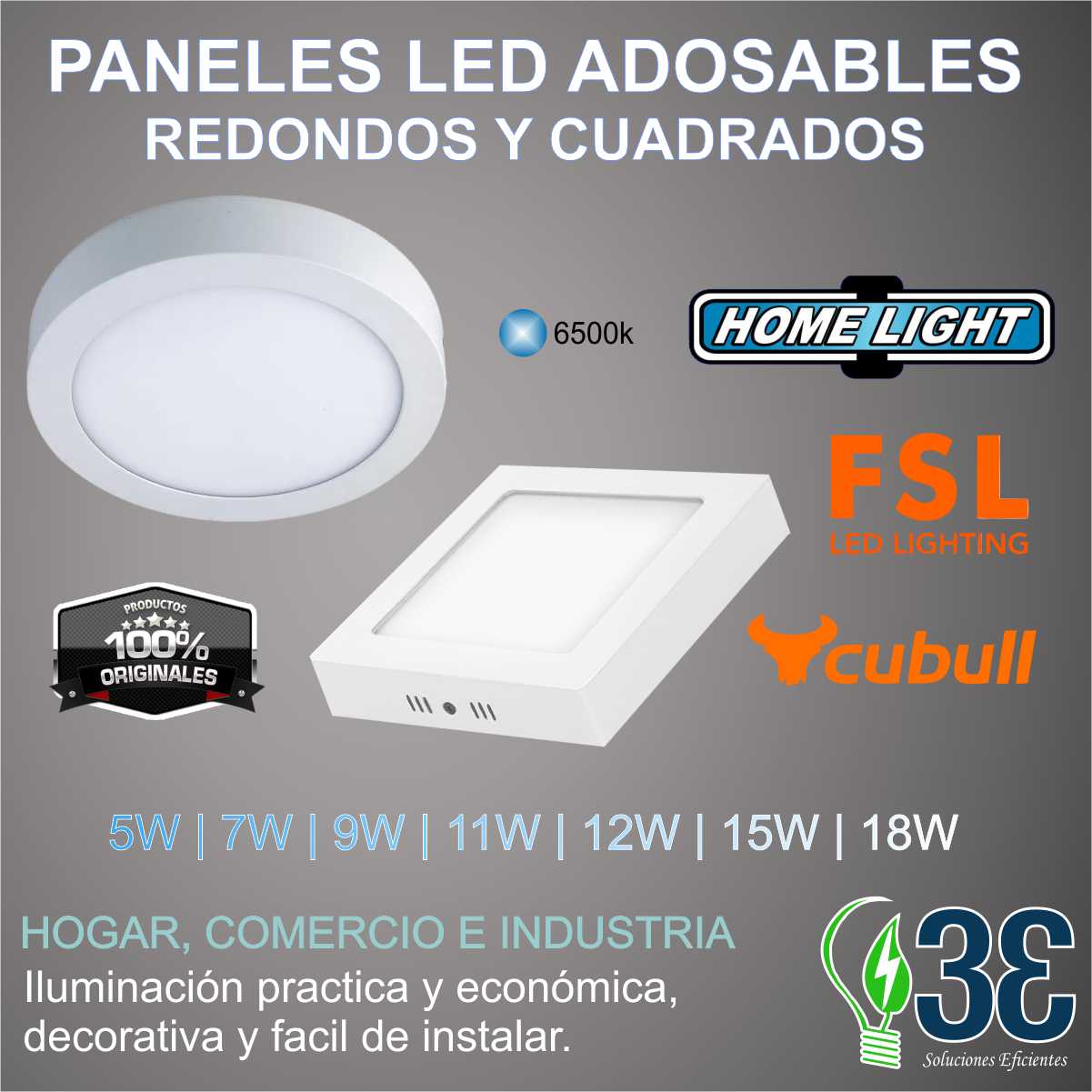 Panel Led Adosable
